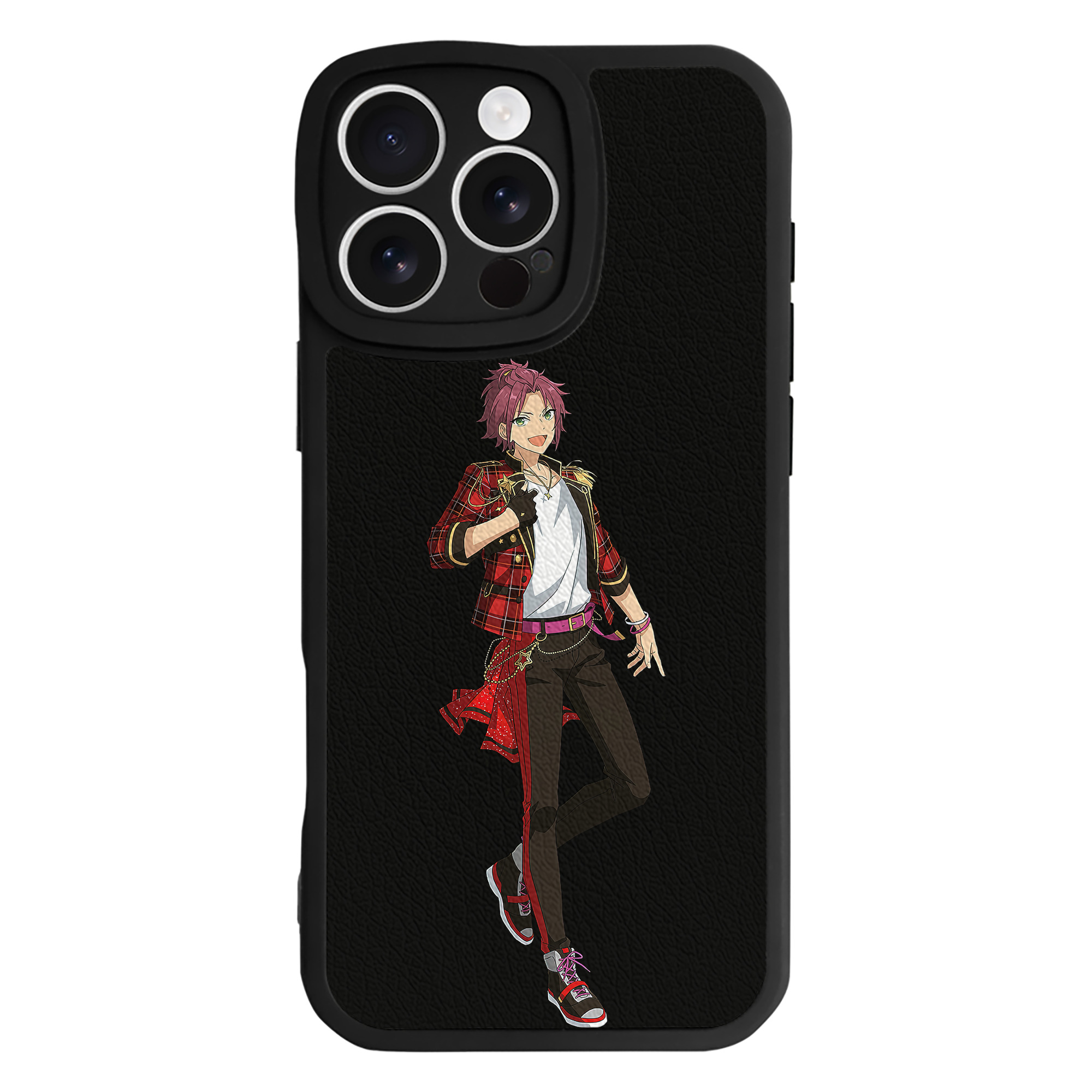 （画像用） あんさんぶるスターズ! Ensemble Stars 【iPhone 16シリーズ対応】シリコンスマホケース（レザー調） 材質：シリコン